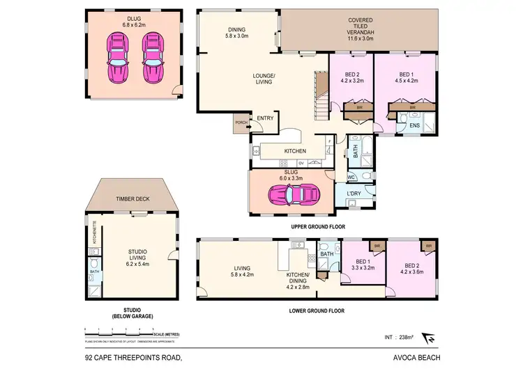 Floorplan of Homely house listing, 92 Cape Three Points Road, Avoca Beach NSW 2251
