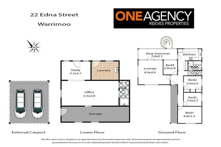 Floorplan of Homely house listing, 22 Edna Street, Warrimoo NSW 2774