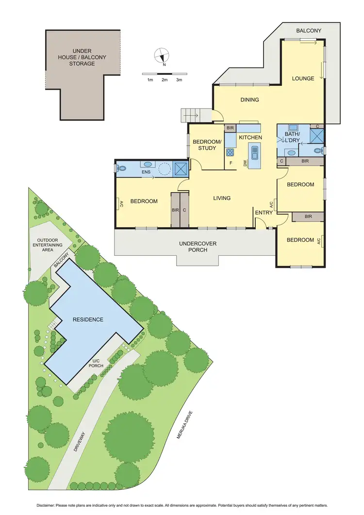 Floorplan of Homely house listing, 1 Nioka Court, Eltham VIC 3095