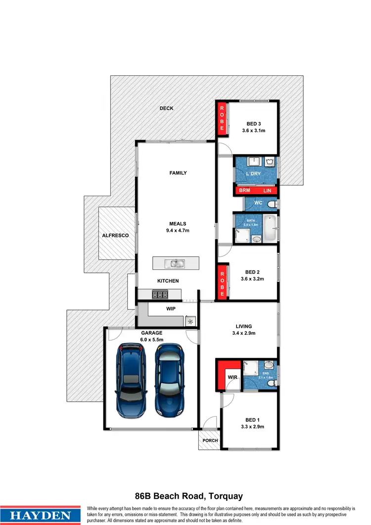 Floorplan of Homely house listing, 86B Beach Road, Torquay VIC 3228