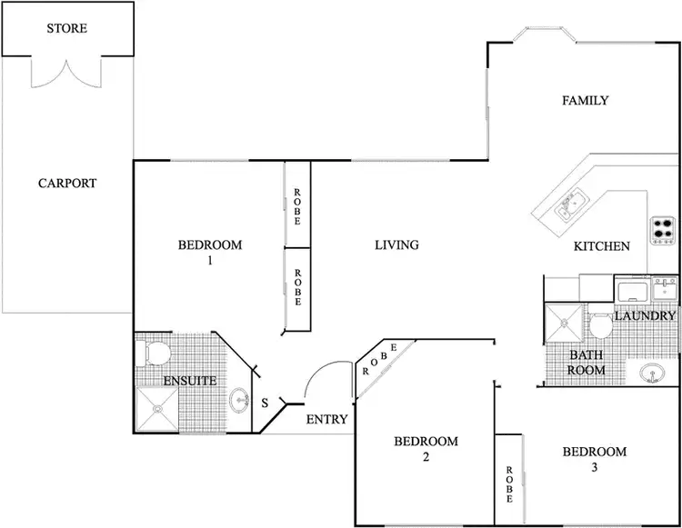 Floorplan of Homely house listing, 1/136 Blamey Crescent, Campbell ACT 2612