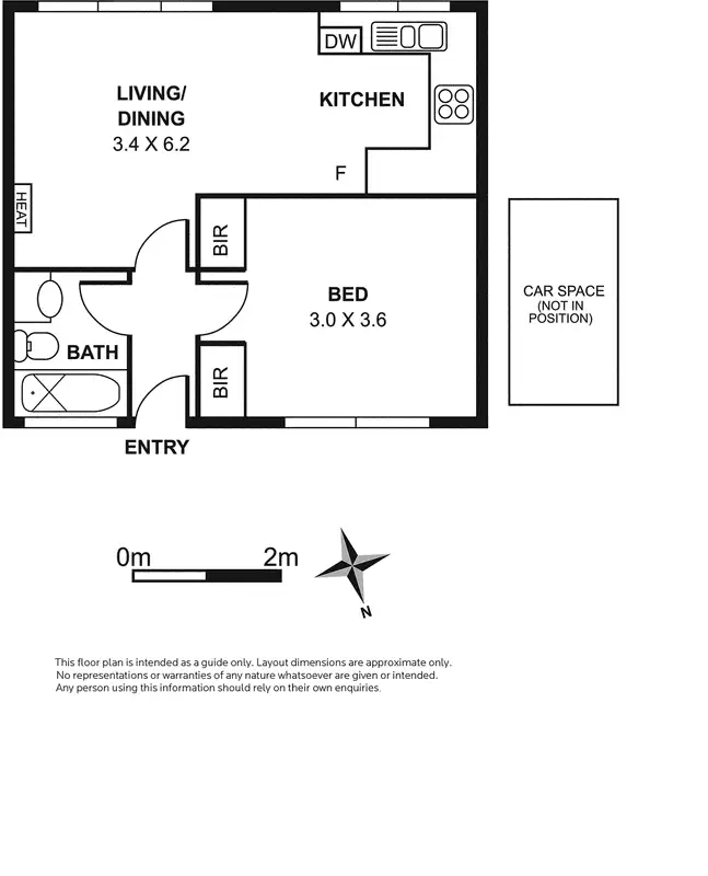 Floorplan of Homely apartment listing, 8/14 Hutton Street, Thornbury VIC 3071