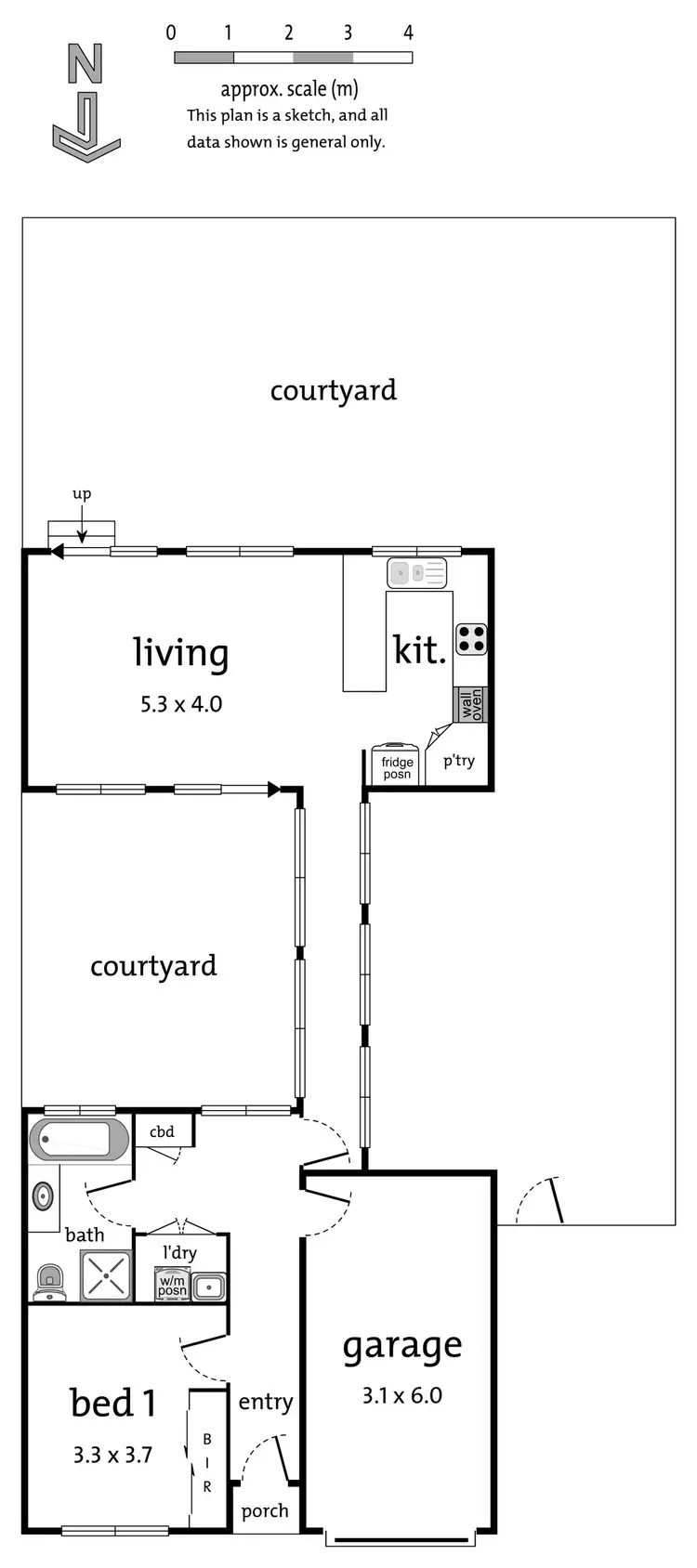Floorplan of Homely unit listing, 7/74 Eastfield Road, Croydon South VIC 3136