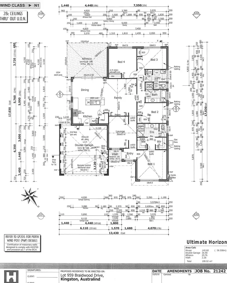 Floorplan of Homely house listing, 130 Braidwood Drive, Australind WA 6233