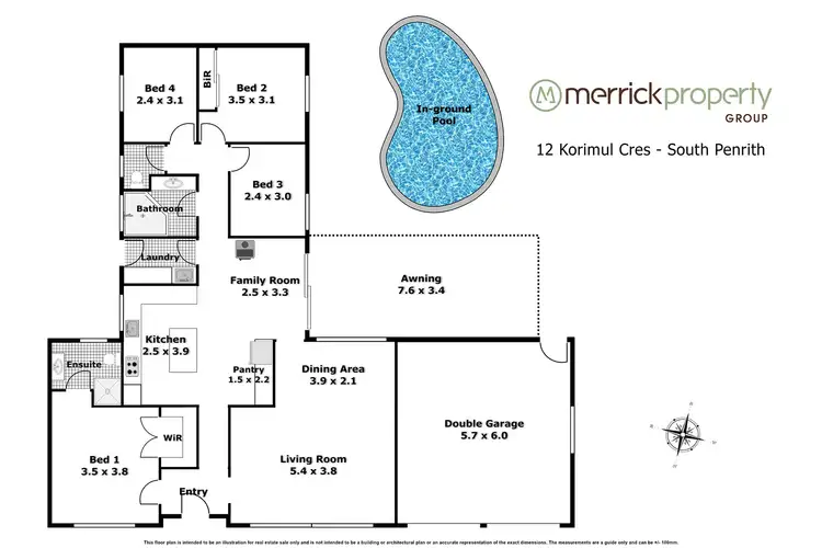 Floorplan of Homely house listing, 12 Korimul Crescent, South Penrith NSW 2750