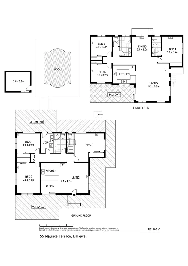 Floorplan of Homely house listing, 55 Maurice Terrace, Bakewell NT 832