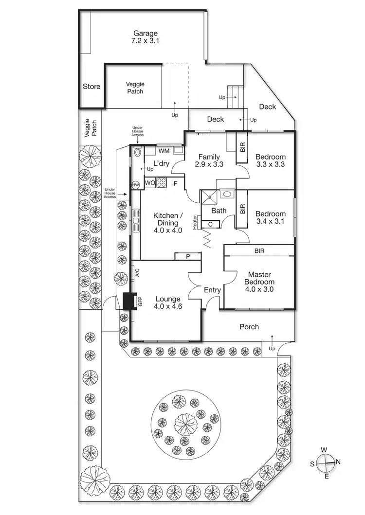 Floorplan of Homely house listing, 1/177 Henry Street, Greensborough VIC 3088