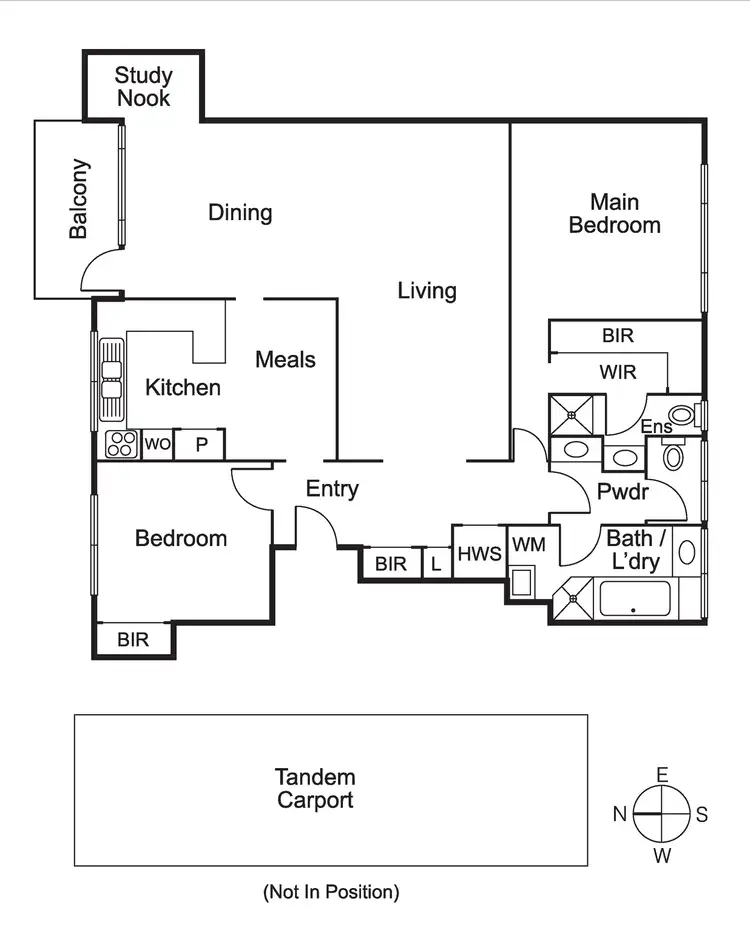 Floorplan of Homely apartment listing, 2/384 Orrong Road, Caulfield North VIC 3161