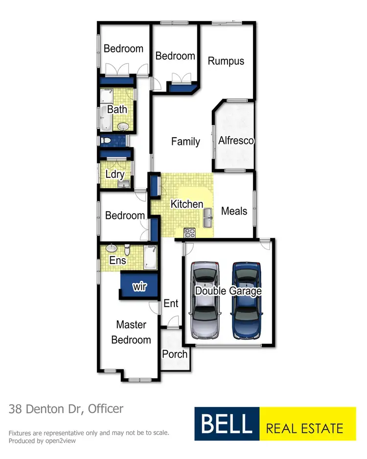 Floorplan of Homely house listing, 38 Denton Drive, Officer VIC 3809