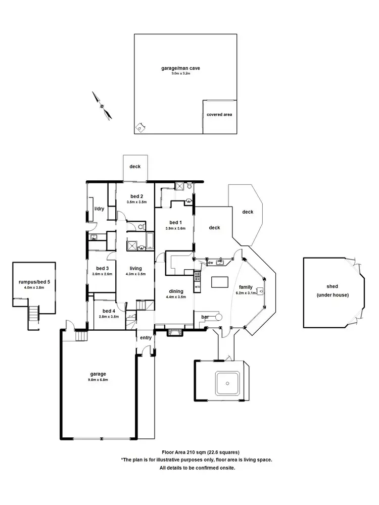 Floorplan of Homely house listing, 7 Wombat Road, Mount Dandenong VIC 3767