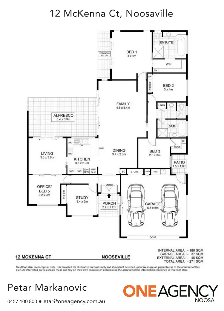 Floorplan of Homely house listing, 12 McKenna Court, Noosaville QLD 4566
