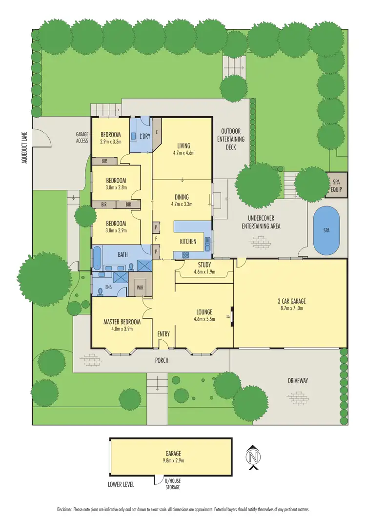 Floorplan of Homely house listing, 1 Citriodora Court, Diamond Creek VIC 3089