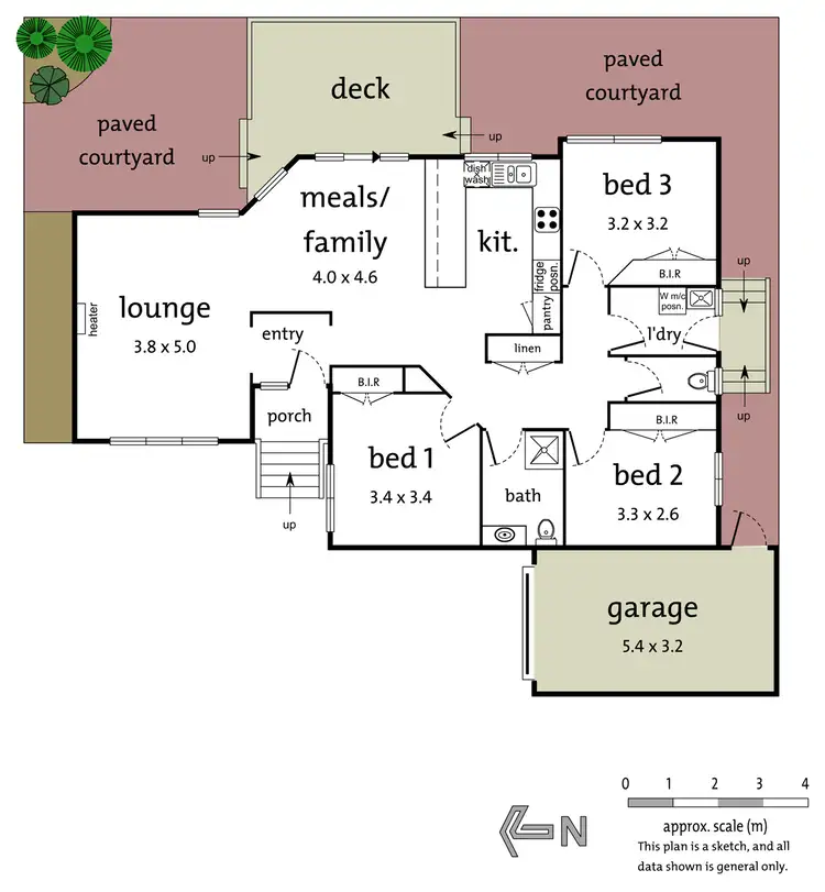 Floorplan of Homely unit listing, 3/490 Middleborough Road, Blackburn VIC 3130