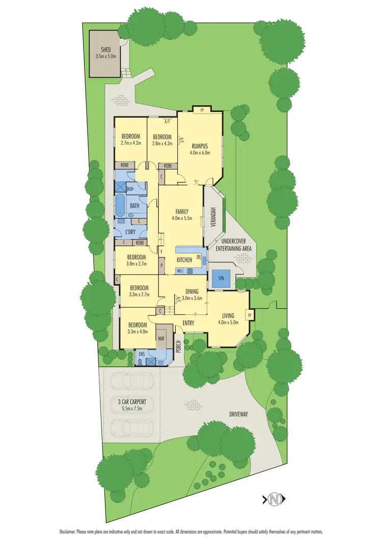 Floorplan of Homely house listing, 4 Catherine Court, Eltham VIC 3095