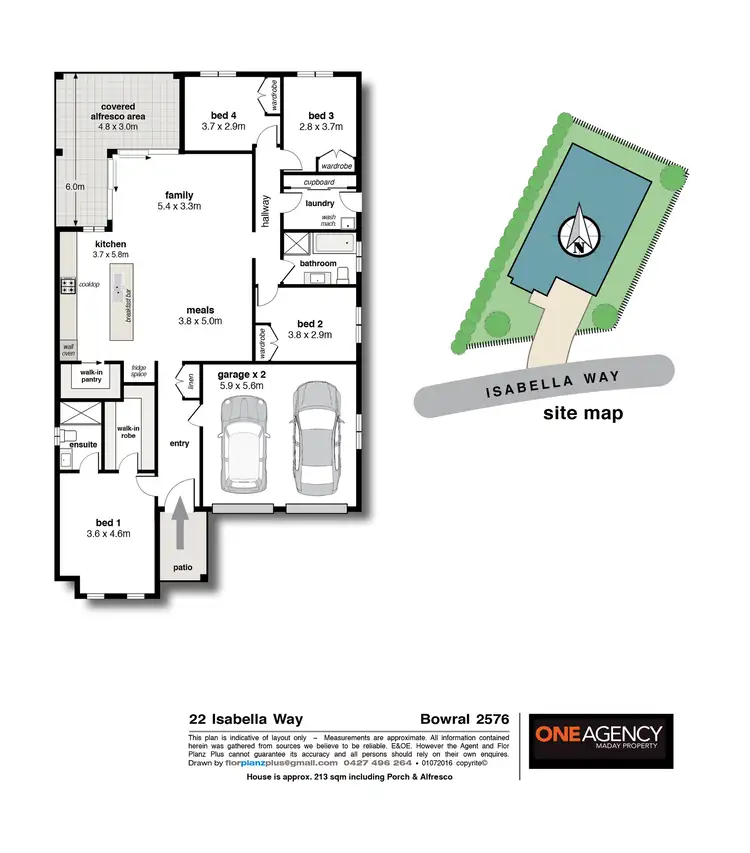 Floorplan of Homely house listing, 22 Isabella Way, Bowral NSW 2576