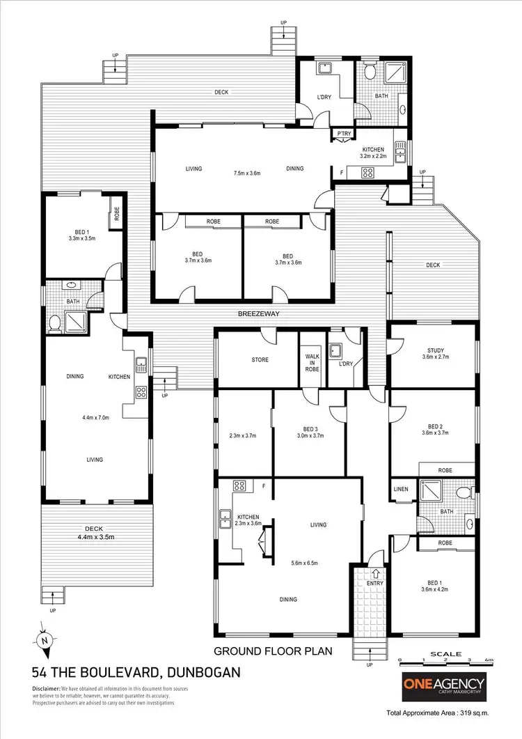 Floorplan of Homely house listing, 54 The Boulevarde, Dunbogan NSW 2443
