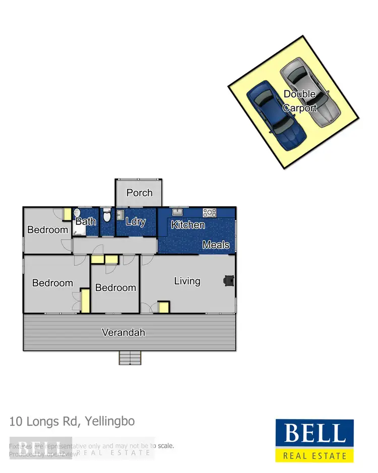 Floorplan of Homely house listing, 10 Longs Road, Yellingbo VIC 3139