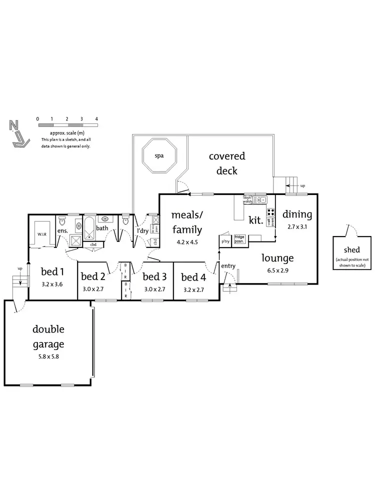 Floorplan of Homely house listing, 2 Schoning Court, Croydon North VIC 3136