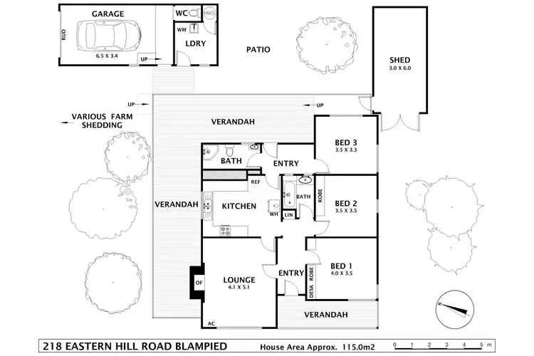 Floorplan of Homely house listing, Lot 128/218 Eastern Hill Road, Daylesford VIC 3460