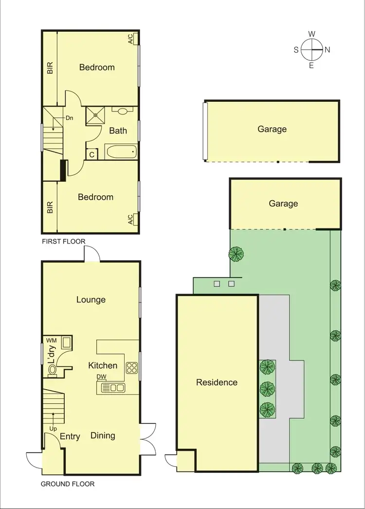Floorplan of Homely townhouse listing, 2/79 Mimosa Road, Carnegie VIC 3163