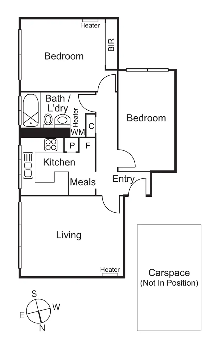 Floorplan of Homely apartment listing, 47/5-9 Fulton Street, St Kilda East VIC 3183