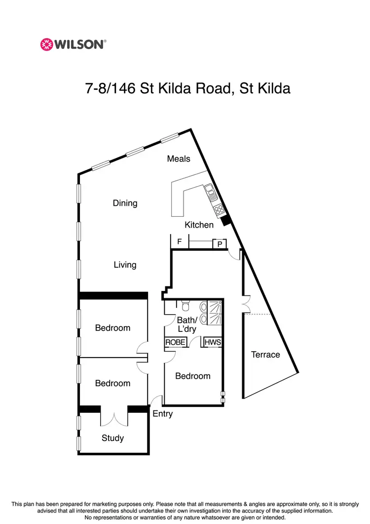 Floorplan of Homely apartment listing, 7 & 8/146 St Kilda Road, St Kilda VIC 3182