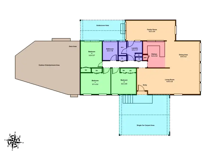 Floorplan of Homely house listing, 222 York Street, Ballarat East VIC 3350