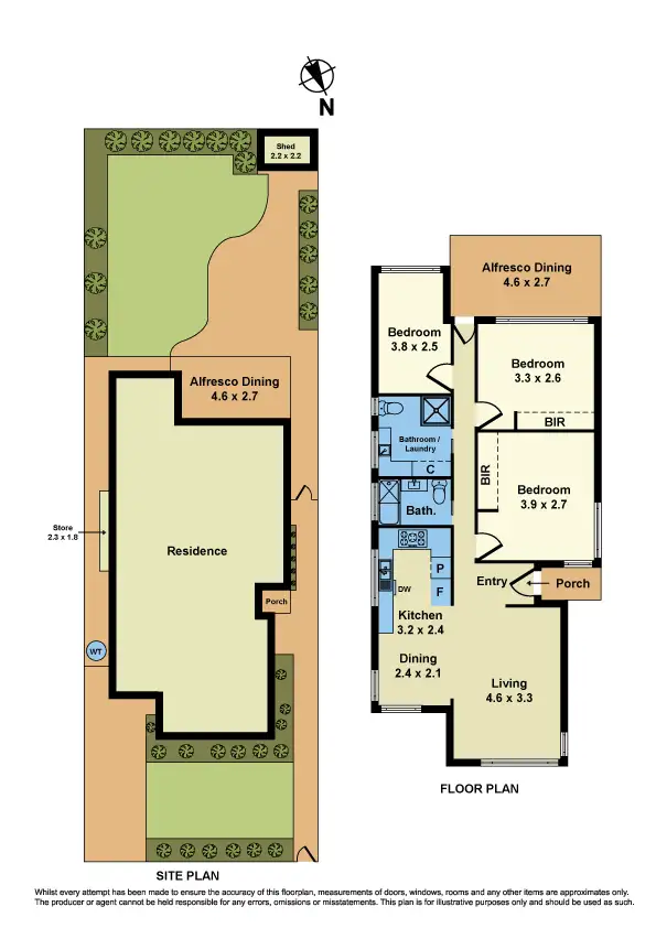 Floorplan of Homely house listing, 25 Woods Street, Newport VIC 3015