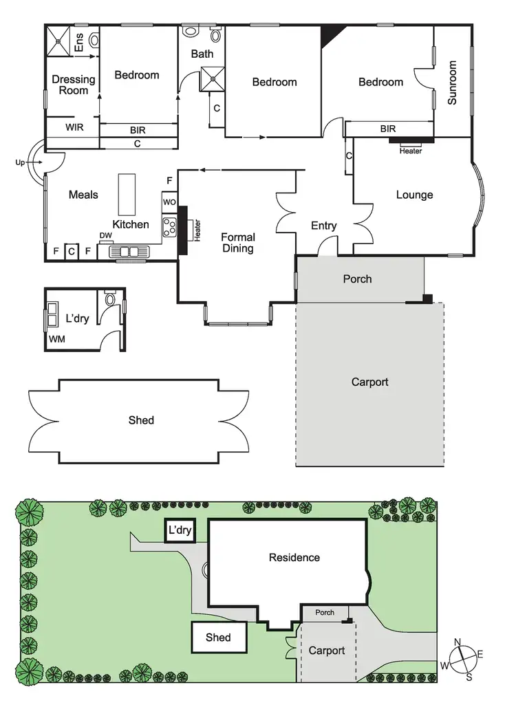 Floorplan of Homely house listing, 31 Lillimur Road, Ormond VIC 3204
