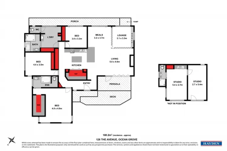 Floorplan of Homely house listing, 126 The Avenue, Ocean Grove VIC 3226