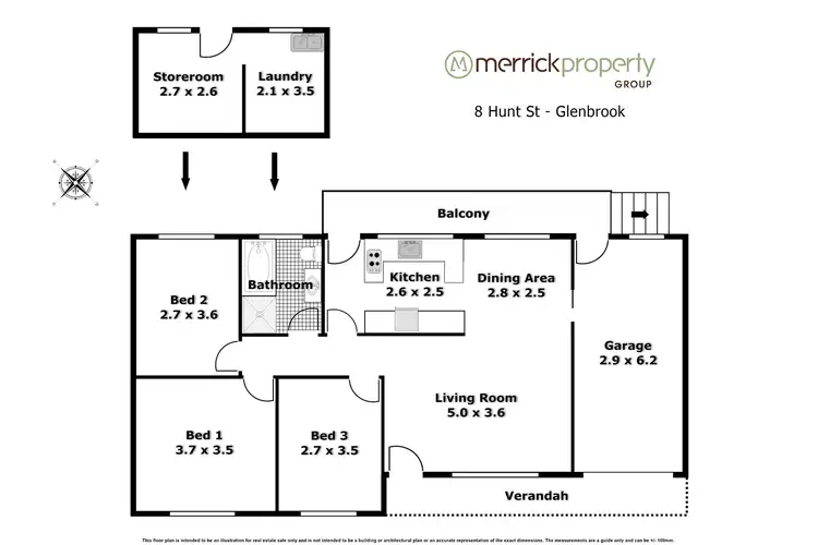 Floorplan of Homely house listing, 8 Hunt Street, Glenbrook NSW 2773