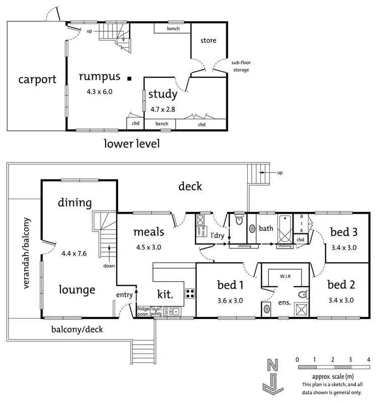 Floorplan of Homely house listing, 22-24 Jefferson Road, Croydon South VIC 3136