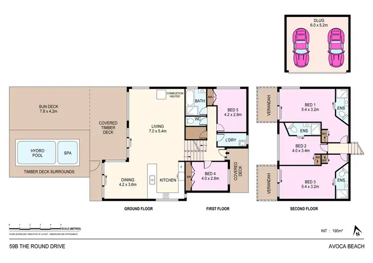 Floorplan of Homely house listing, 59b The Round Drive, Avoca Beach NSW 2251