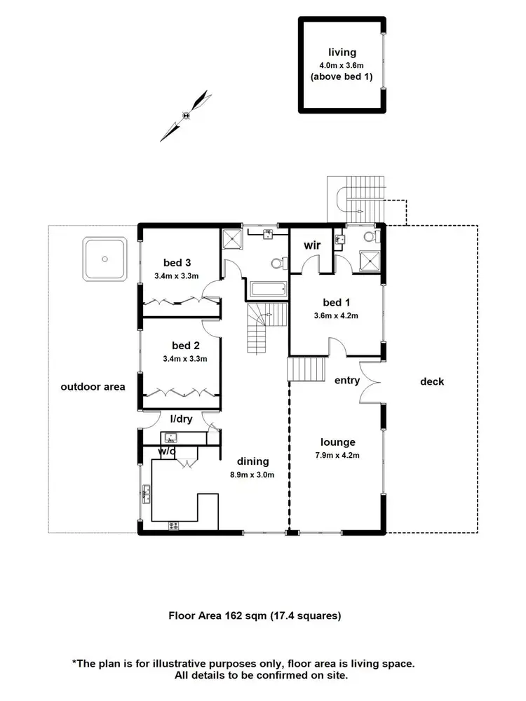 Floorplan of Homely house listing, 214 Emerald Monbulk Road, Monbulk VIC 3793