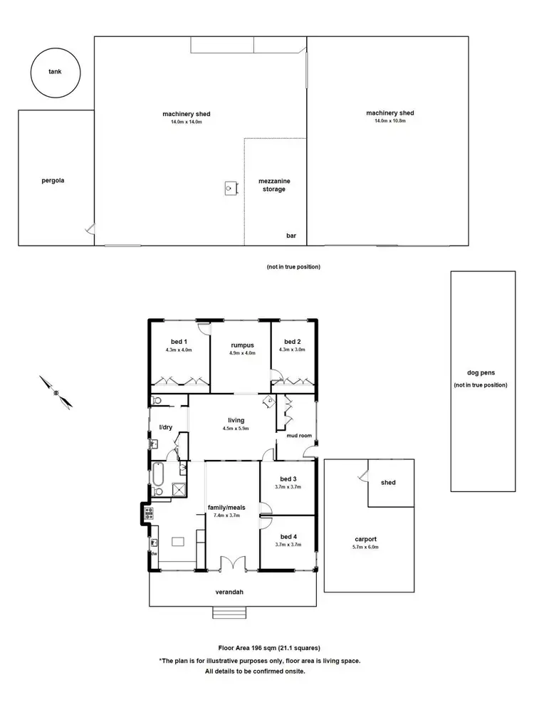 Floorplan of Homely house listing, 417 Little Yarra Road, Gladysdale VIC 3797