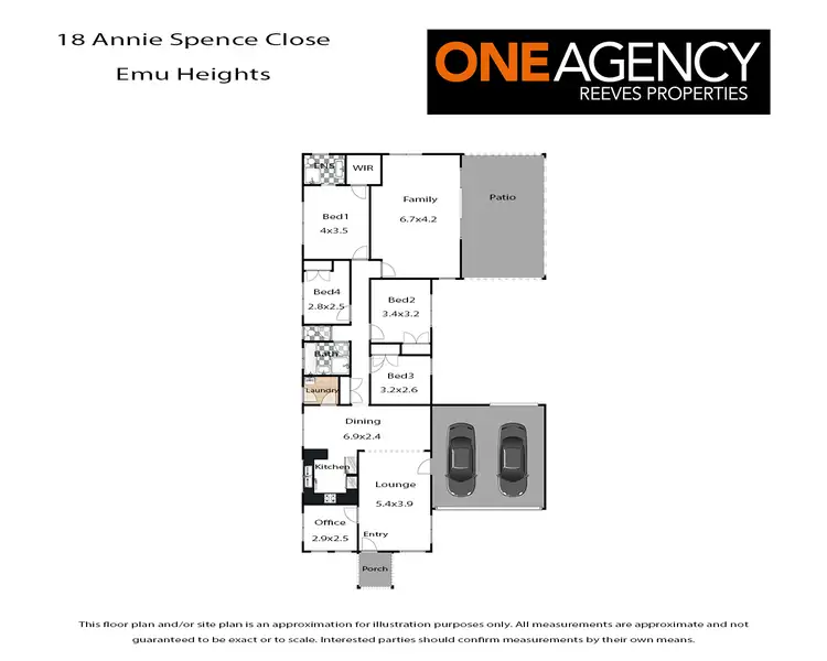 Floorplan of Homely house listing, 18 Annie Spence Close, Emu Heights NSW 2750