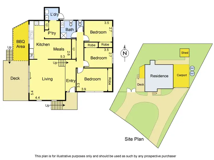 Floorplan of Homely house listing, 19 Hamish Court, Greensborough VIC 3088