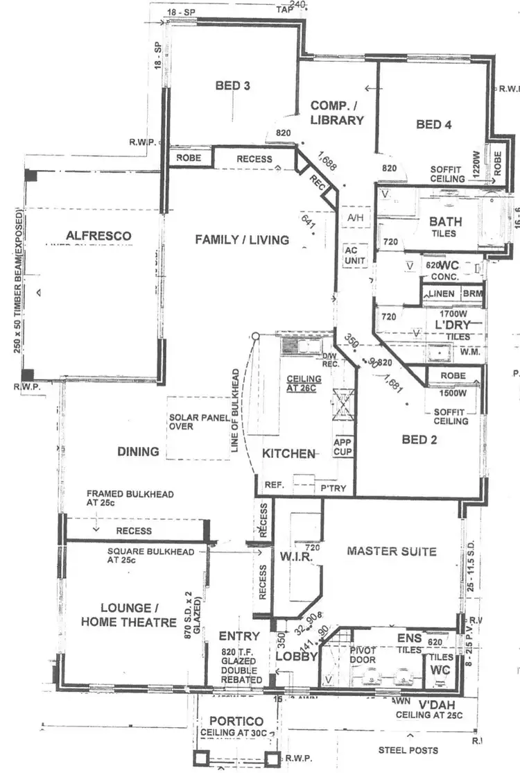 Floorplan of Homely rural property listing, 190 Hampstead Street, Gelorup WA 6230