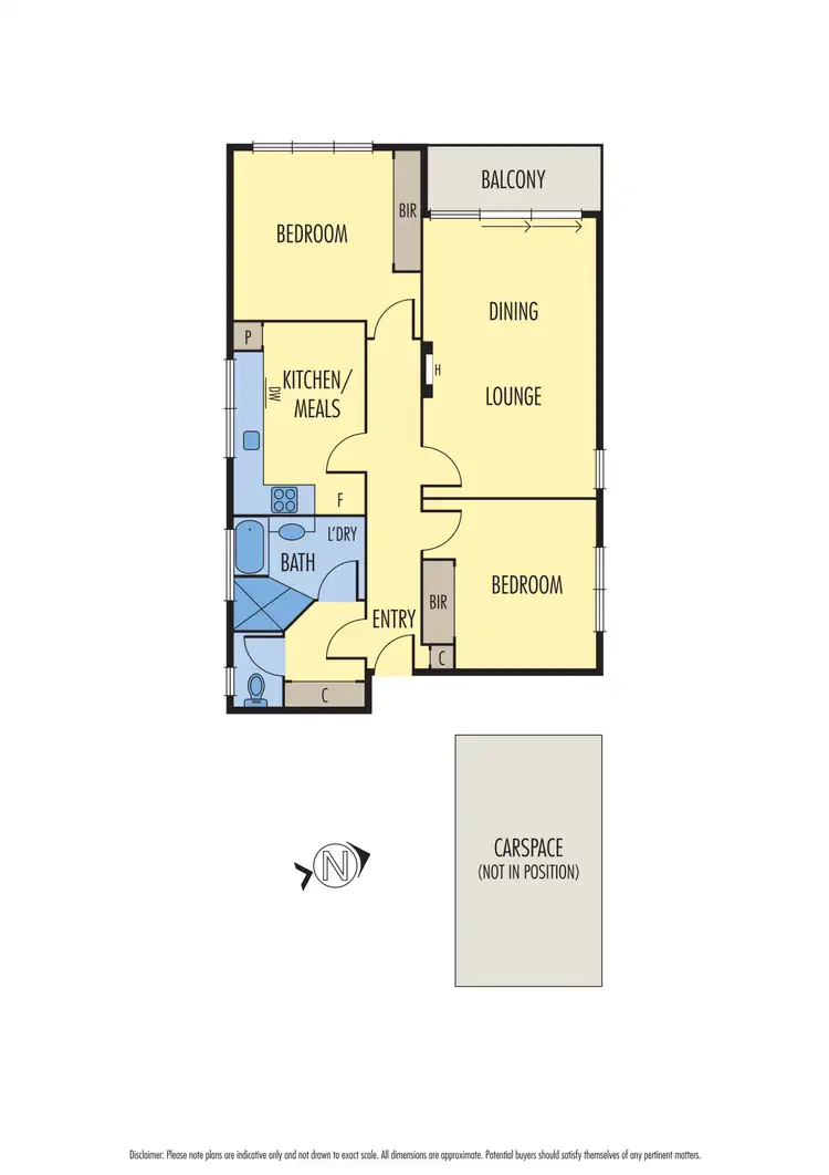 Floorplan of Homely apartment listing, 3/102 Westbury Street, St Kilda East VIC 3183