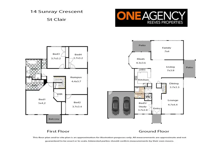 Floorplan of Homely house listing, 14 Sunray Crescent, St Clair NSW 2759