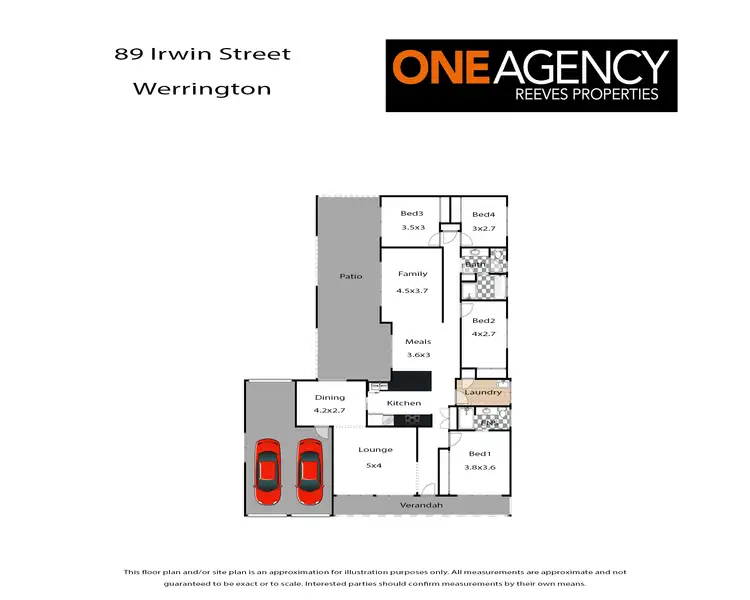 Floorplan of Homely house listing, 89 Irwin Street, Werrington NSW 2747
