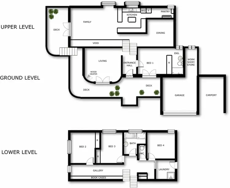 Floorplan of Homely house listing, 7 Goldsbrough Close, Macarthur ACT 2904