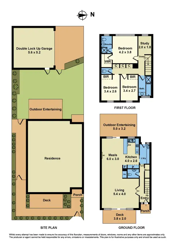 Floorplan of Homely house listing, 6 Bird Court, Williamstown VIC 3016