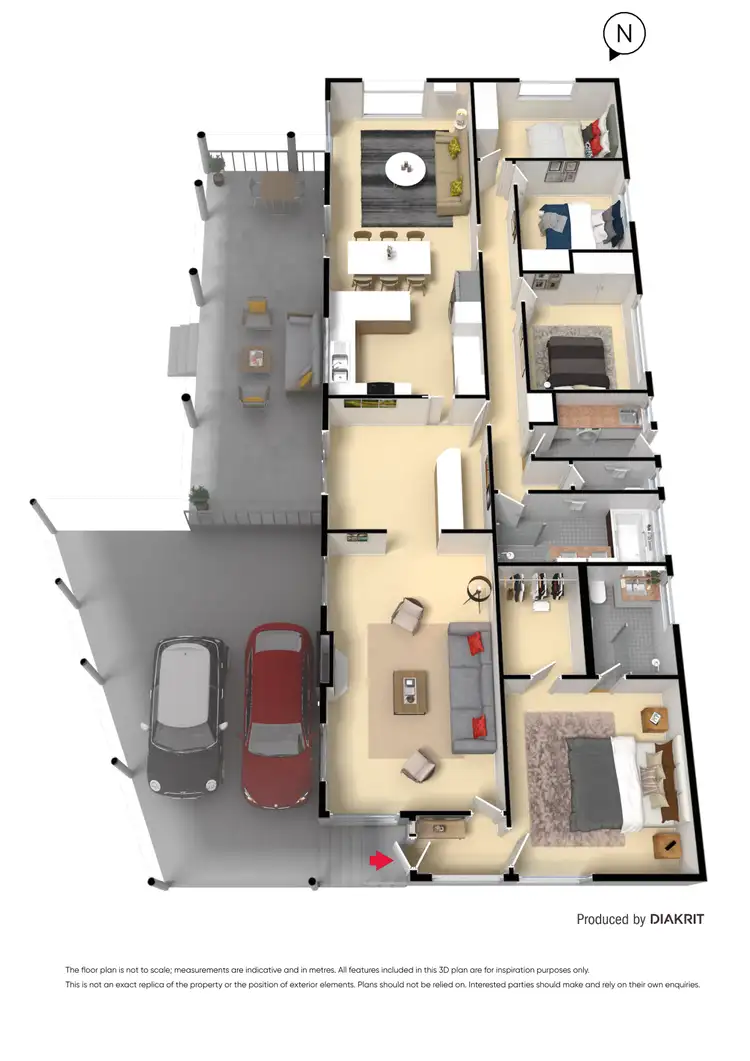 Floorplan of Homely house listing, 2 Tralea Place, Frankston VIC 3199