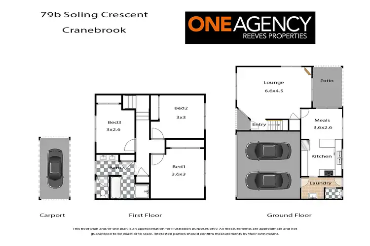 Floorplan of Homely townhouse listing, 79B Soling Crescent, Cranebrook NSW 2749