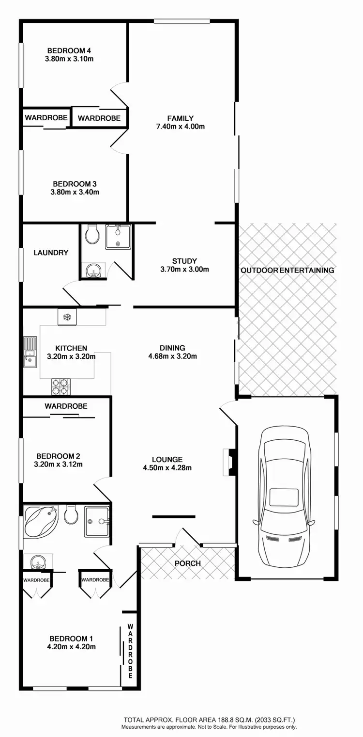 Floorplan of Homely house listing, 3 Culmone Close, Edensor Park NSW 2176
