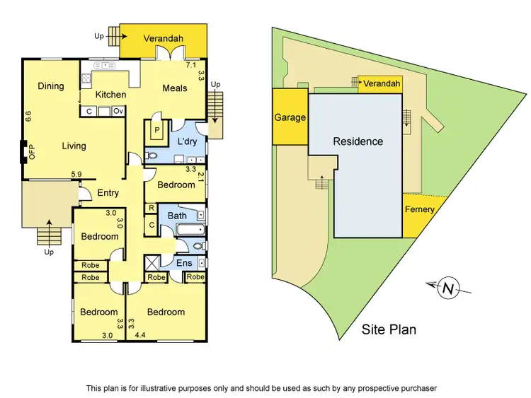 Floorplan of Homely house listing, 4 Carr Court, Bundoora VIC 3083