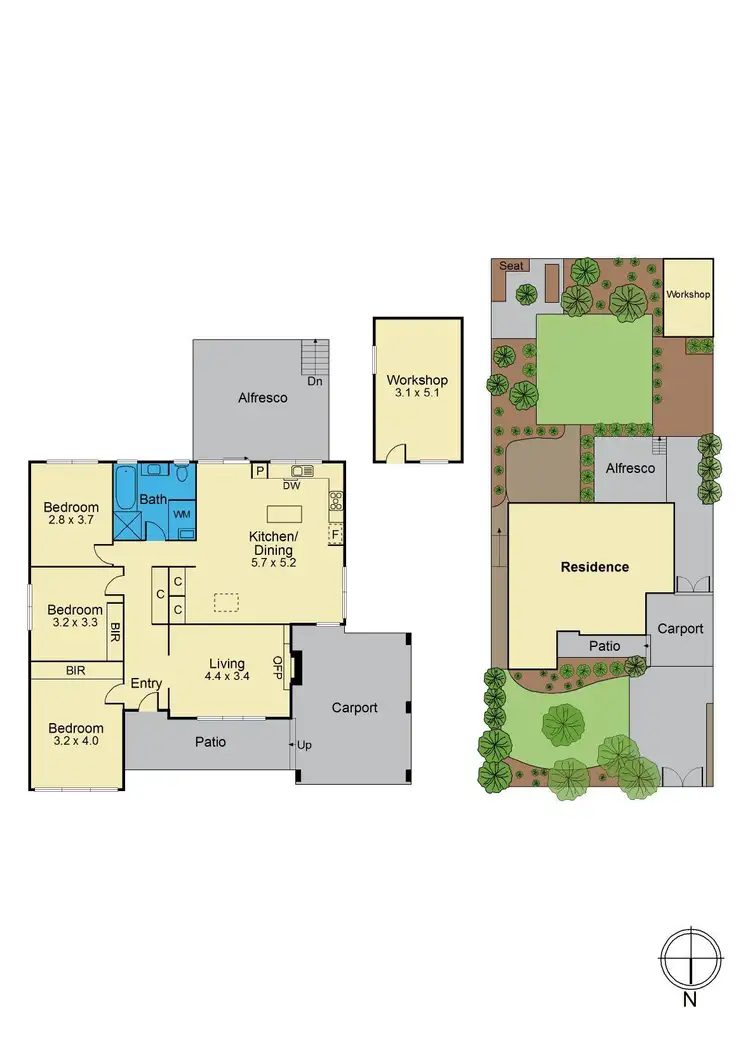 Floorplan of Homely house listing, 18 Bessazile Avenue, Forest Hill VIC 3131