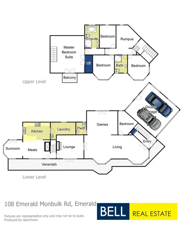Floorplan of Homely house listing, 108 Emerald-Monbulk Road, Emerald VIC 3782
