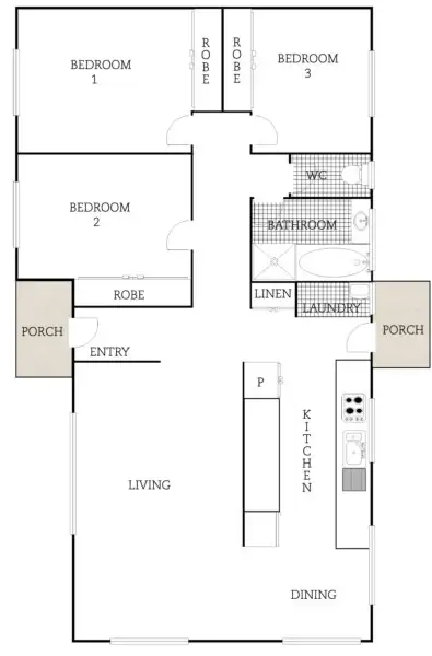 Floorplan of Homely house listing, 12 Luehmann Street, Page ACT 2614